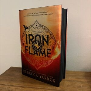 Iron Flame first edition sprayed edges